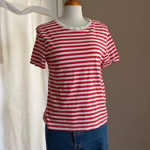 H&M 100% Cotton Striped Tee - Picture 4 of 4